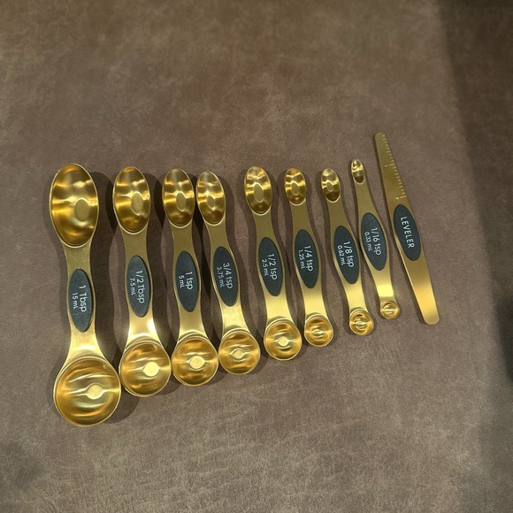 Magnetic Stainless Steel Measuring Spoons - Picture 2 of 4